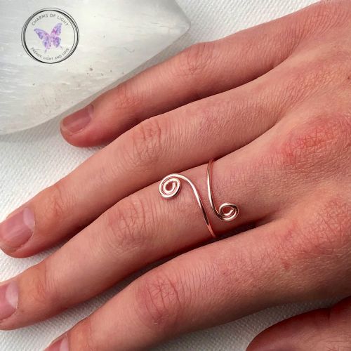 Copper Swirl Ring